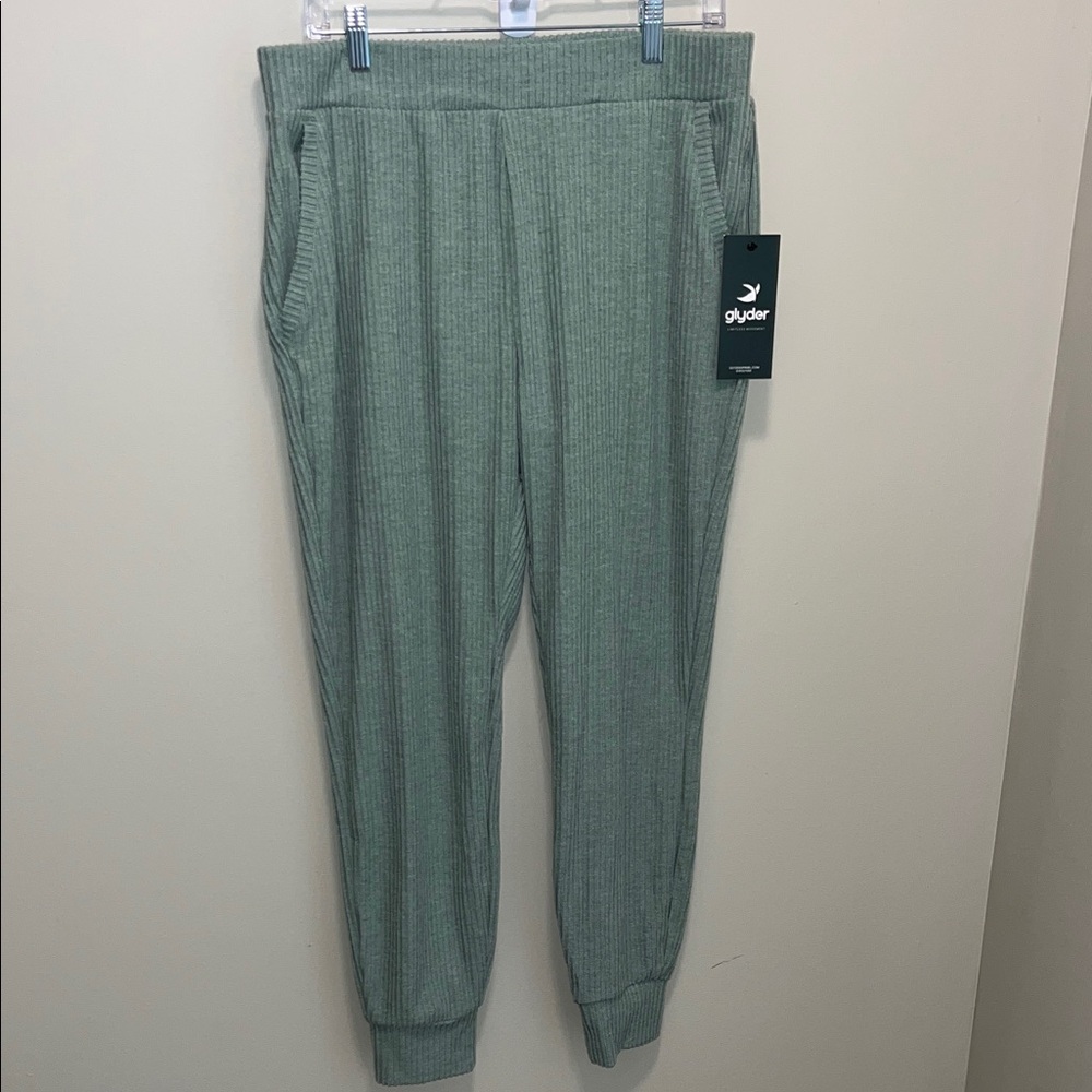 Glyder Sage Green Activewear Pants